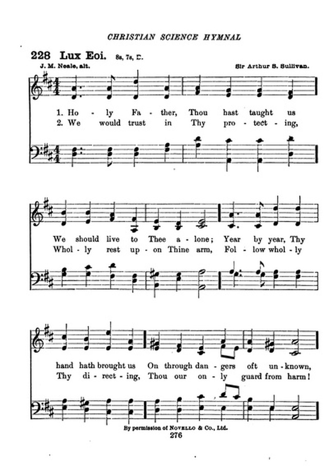 Christian Science Hymnal page 276