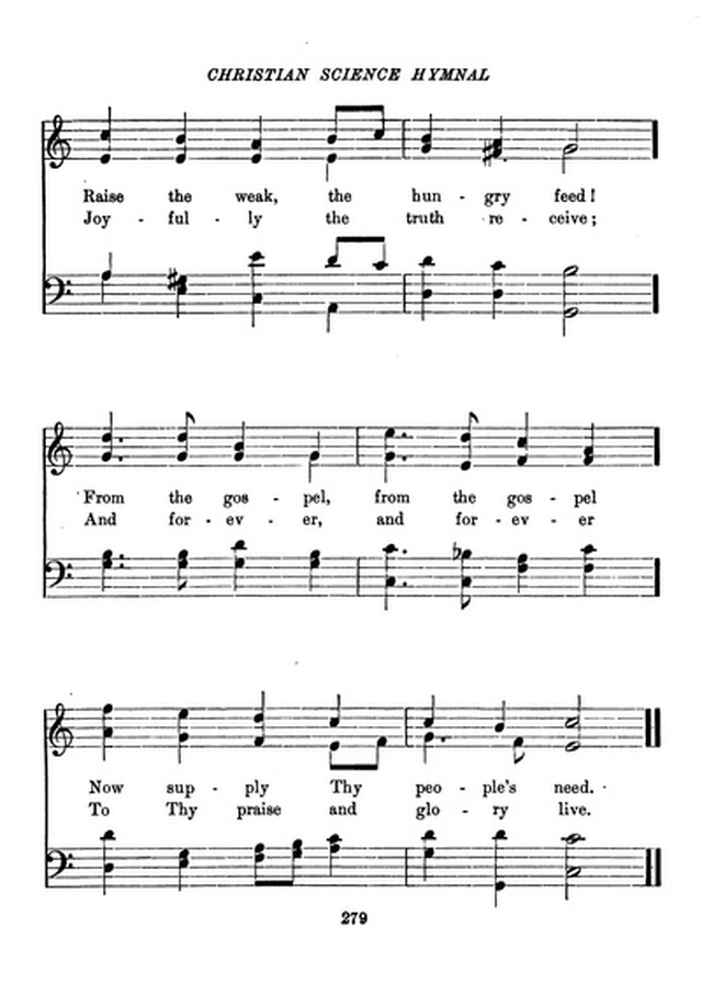 Christian Science Hymnal page 279