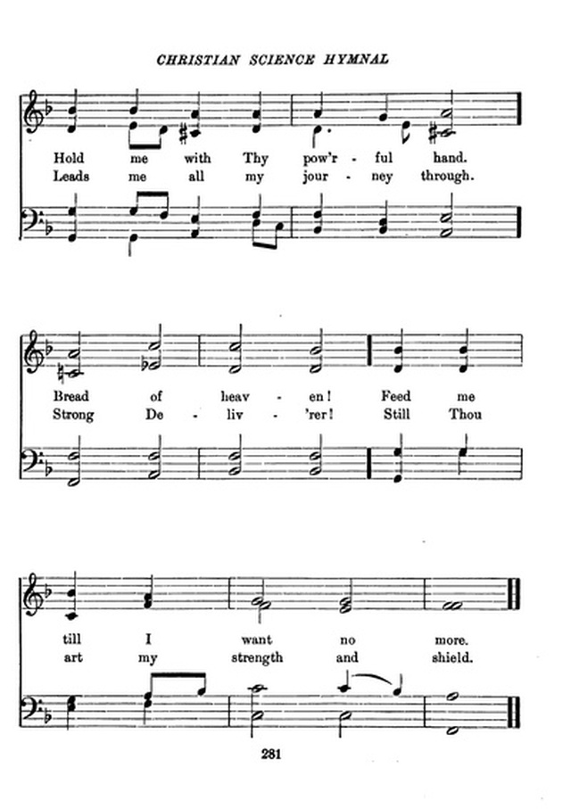 Christian Science Hymnal page 281