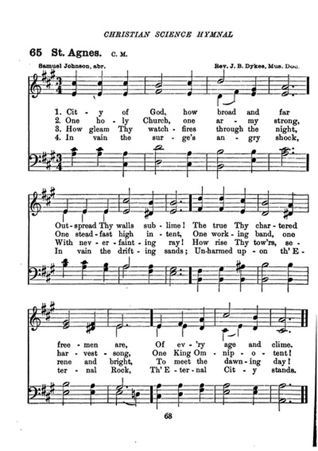 Christian Science Hymnal page 68