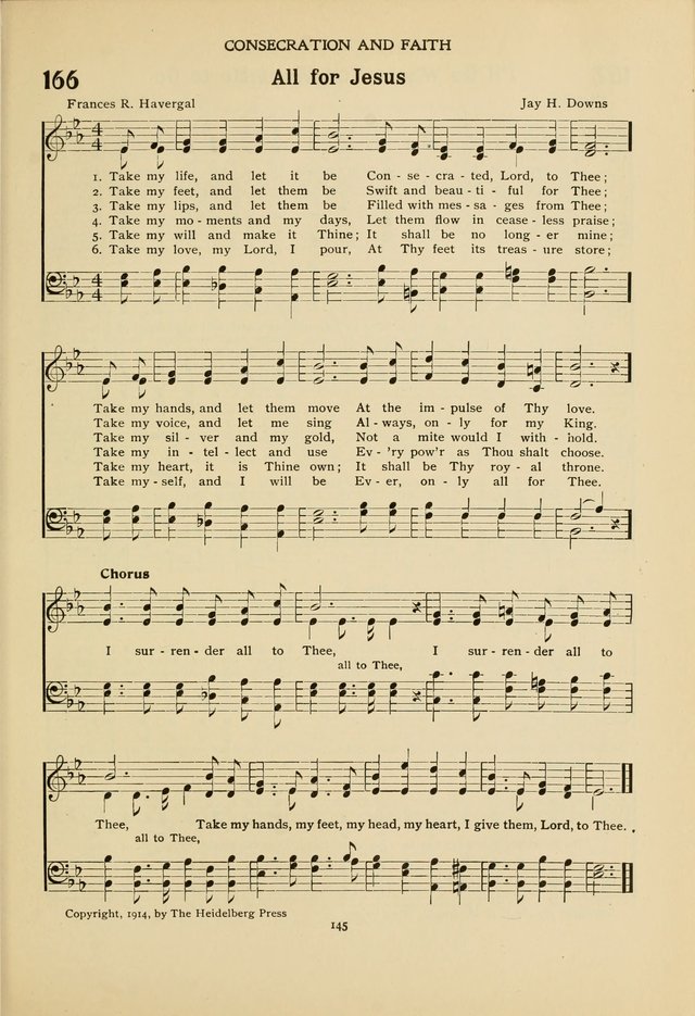The Church School Hymnal page 145
