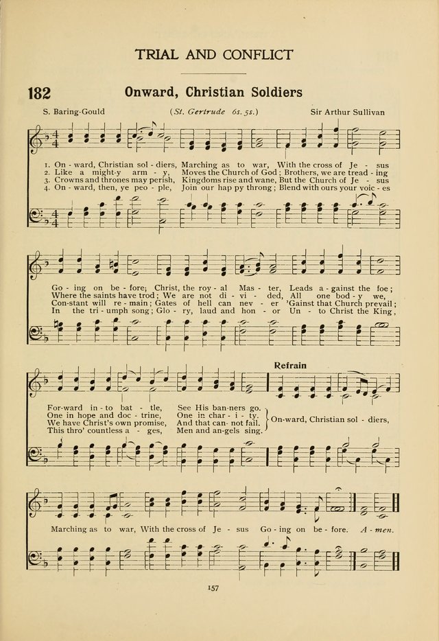 The Church School Hymnal page 157