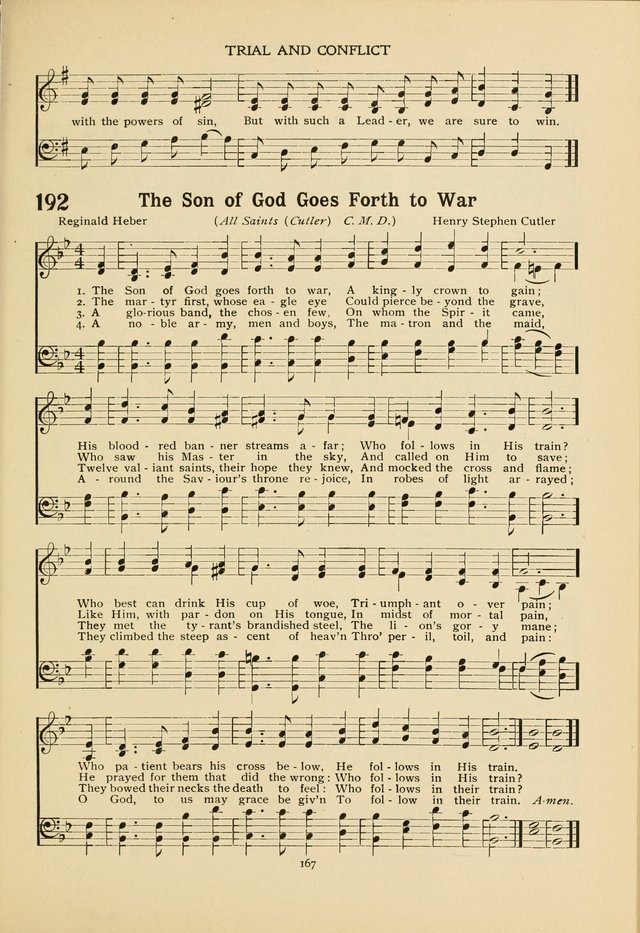 The Church School Hymnal page 167