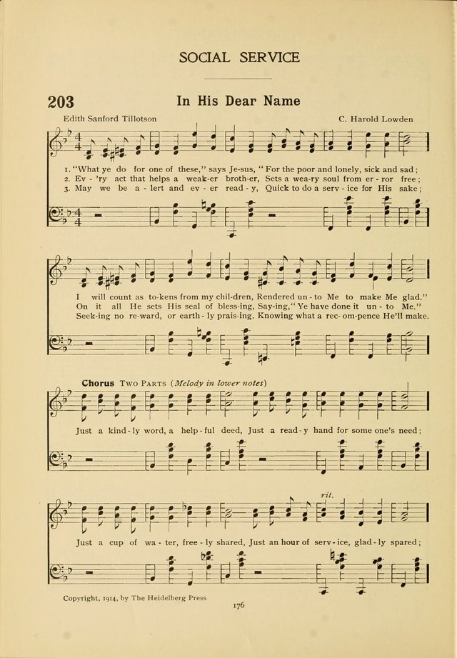 The Church School Hymnal page 176