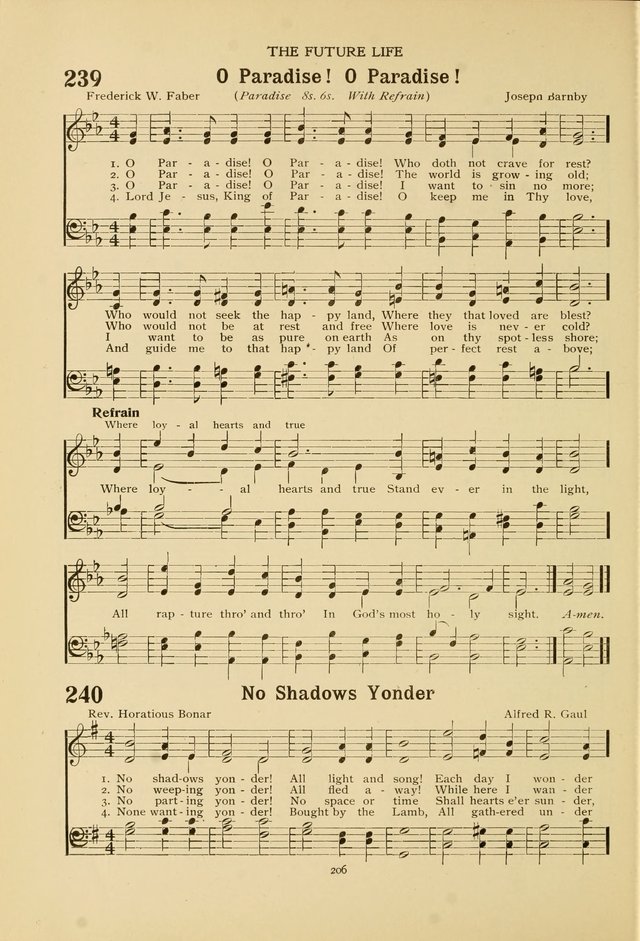 The Church School Hymnal page 206