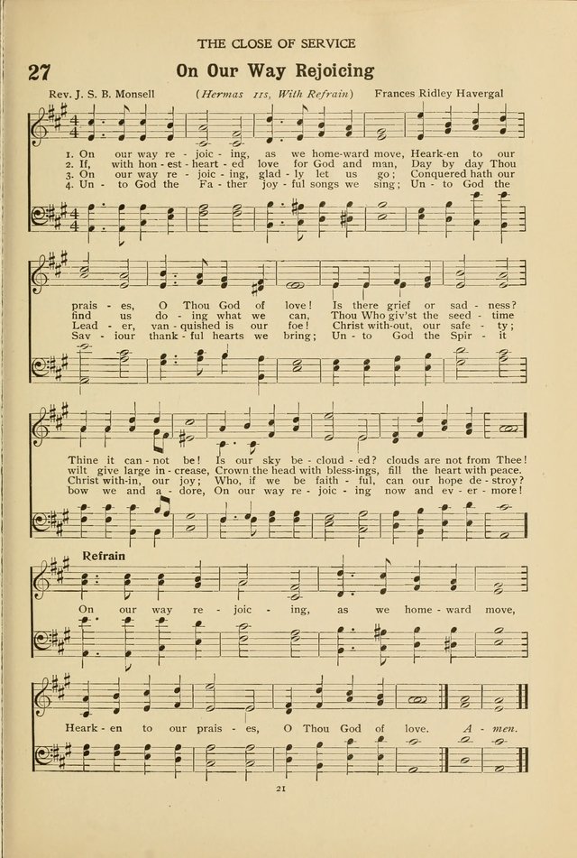 The Church School Hymnal page 21