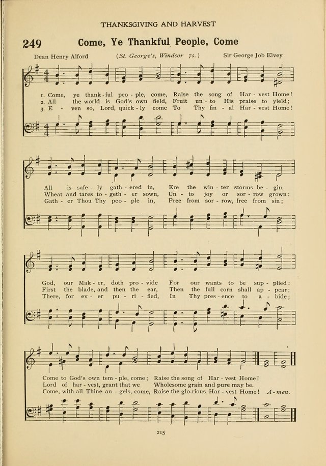 The Church School Hymnal page 215