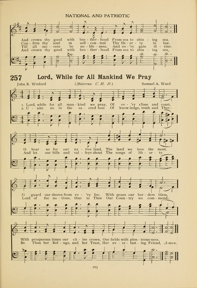 The Church School Hymnal page 223
