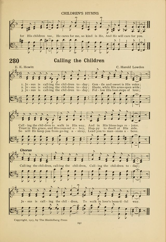 The Church School Hymnal page 241