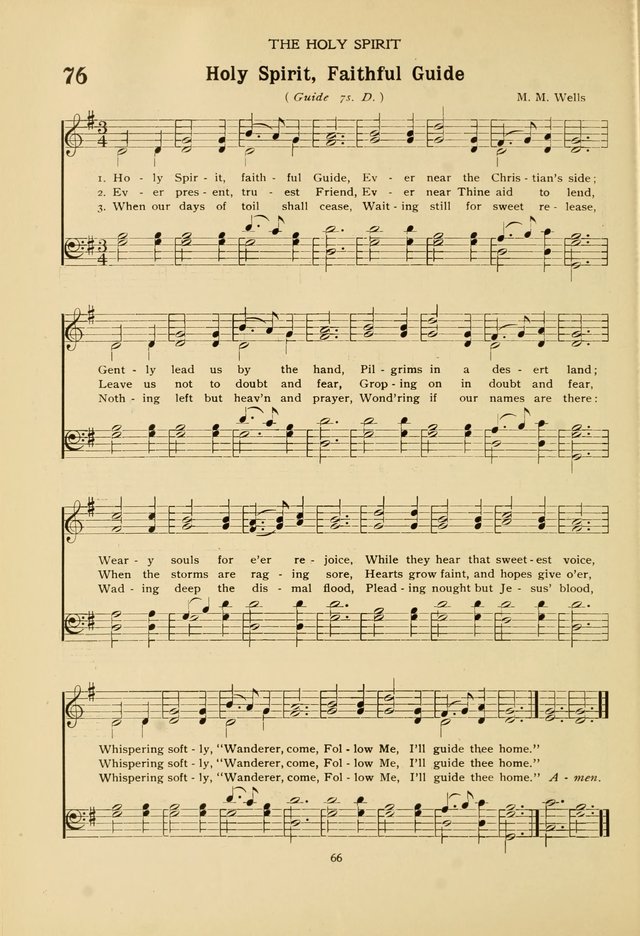 The Church School Hymnal page 66