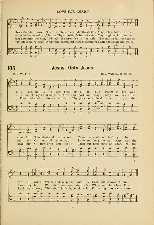 The Church School Hymnal page 93