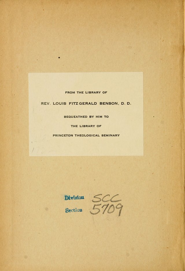 The Church School Hymnal page ii
