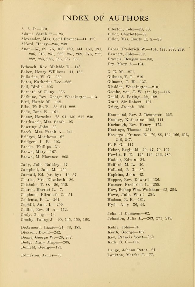 The Church School Hymnal page xxii