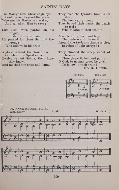 The Church and School Hymnal page 109