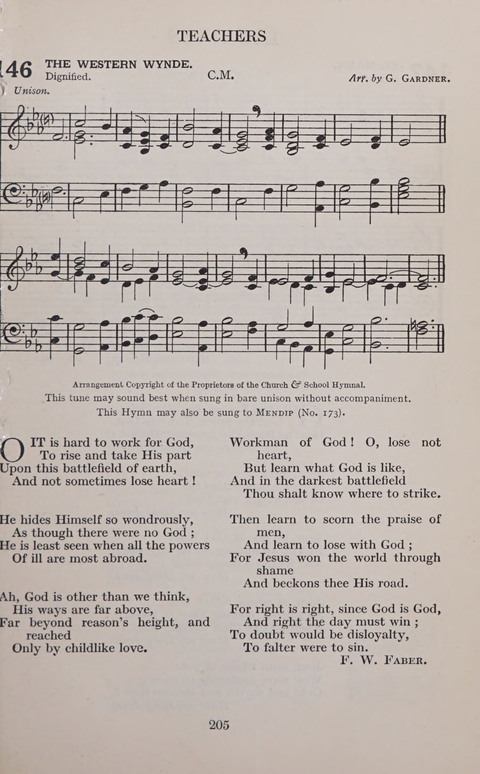 The Church and School Hymnal page 205