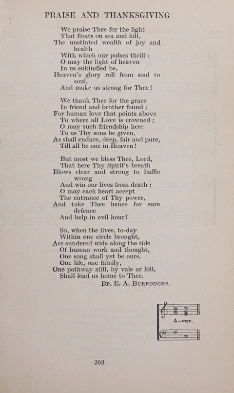 The Church and School Hymnal page 303