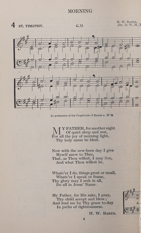 The Church and School Hymnal page 4
