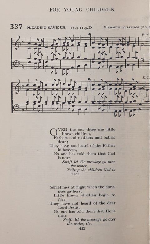 The Church and School Hymnal page 452