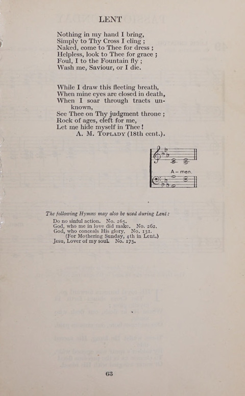 The Church and School Hymnal page 63