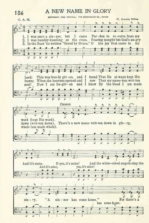 Church Service Hymns page 160