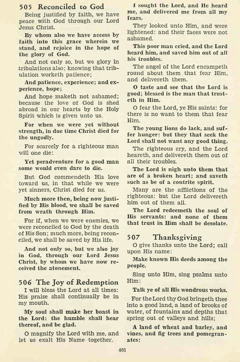 Church Service Hymns page 399