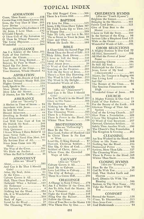 Church Service Hymns page 402