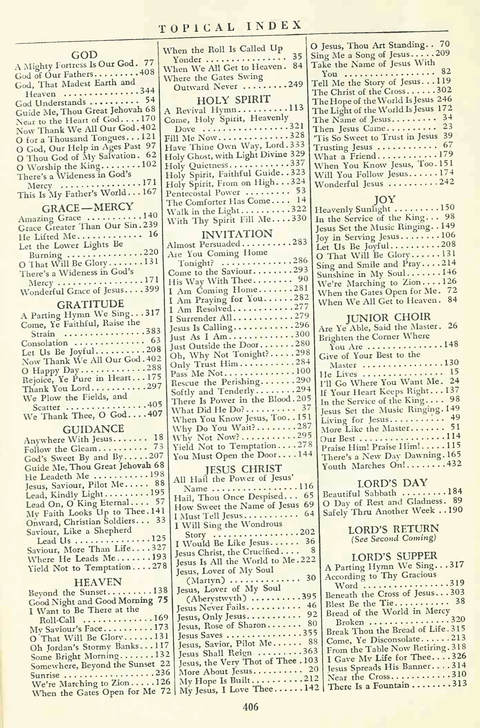Church Service Hymns page 404