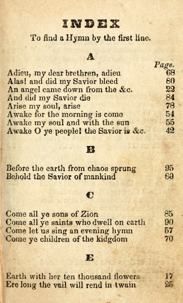 A Collection of Sacred Hymns, for the Church of the Latter Day Saints page 123