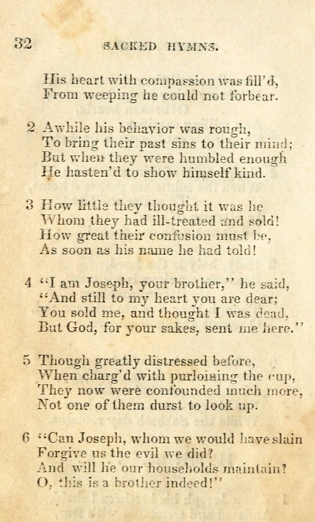 A Collection of Sacred Hymns, for the Church of the Latter Day Saints page 32