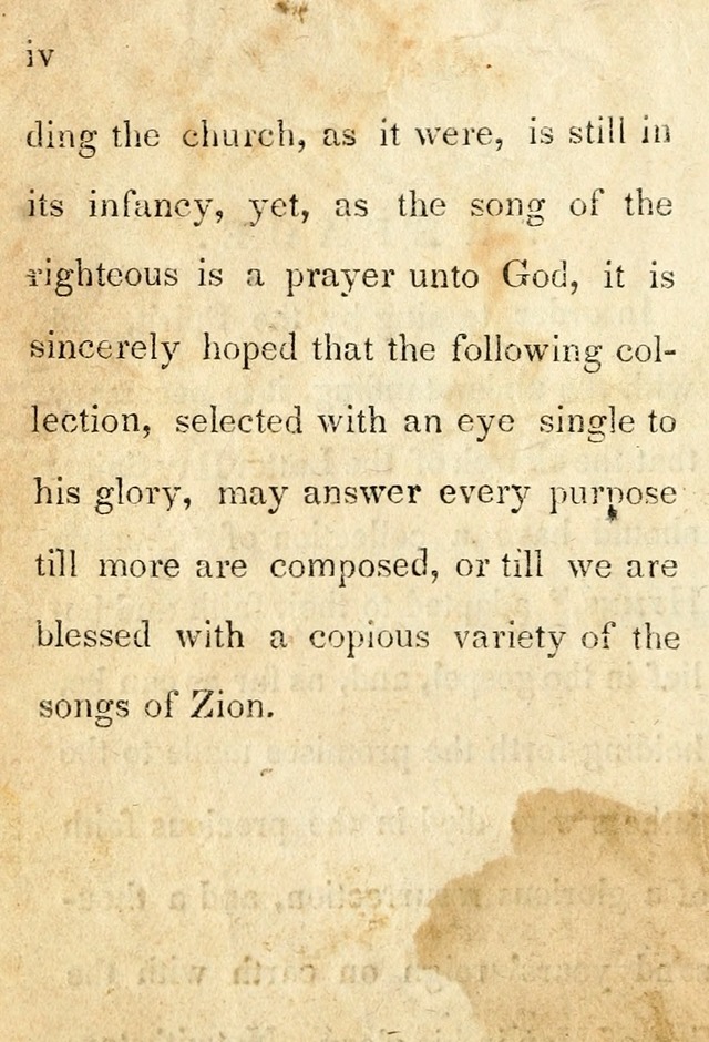 A Collection of Sacred Hymns, for the Church of the Latter Day Saints page 4