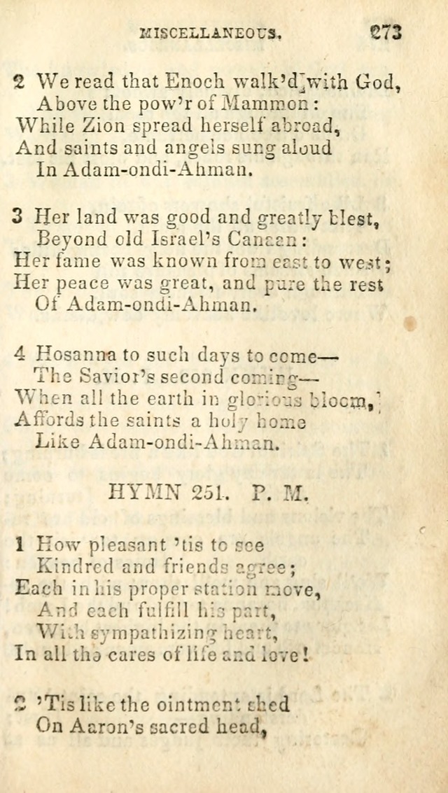 A Collection of Sacred Hymns, for the Church of Jesus Christ of Latter Day Saints page 275