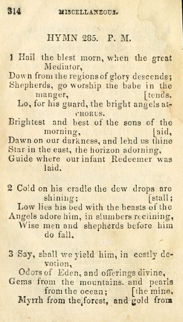 A Collection of Sacred Hymns, for the Church of Jesus Christ of Latter Day Saints page 316