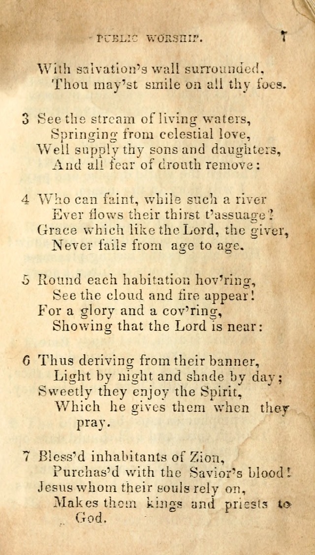 A Collection of Sacred Hymns, for the Church of Jesus Christ of Latter Day Saints page 7