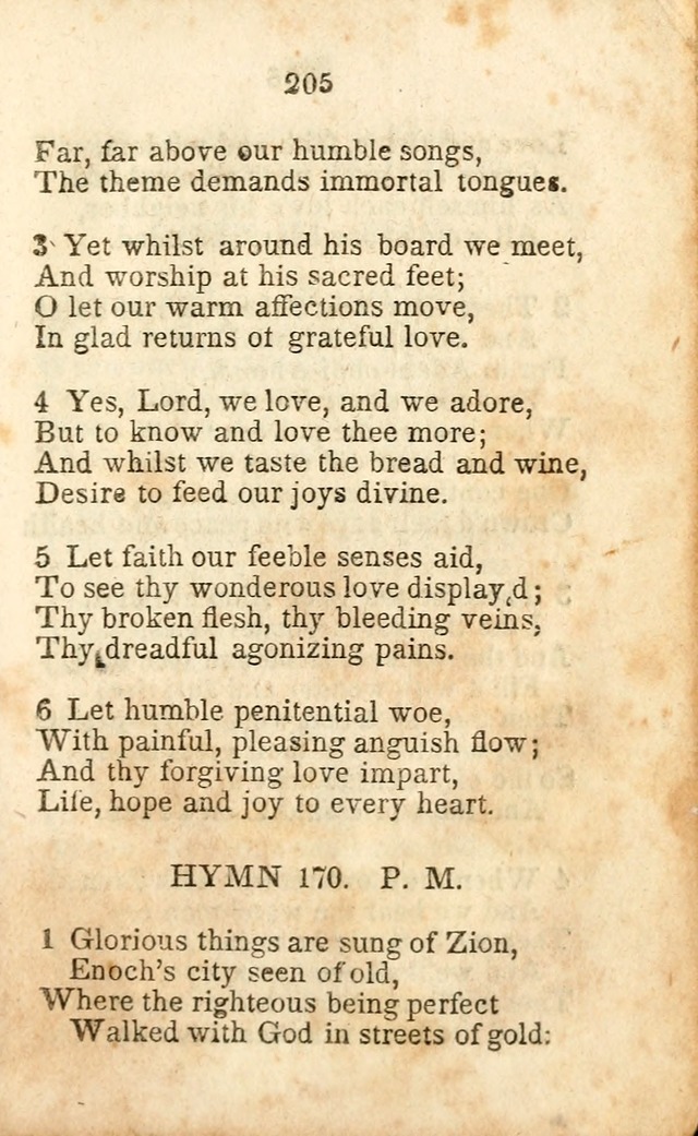 A Collection of Sacred Hymns for the Church of Jesus Christ of Latter-Day  Saints page 206