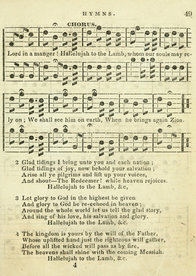 A Collection of Sacred Hymns for the use of the Latter-Day Saints page 49