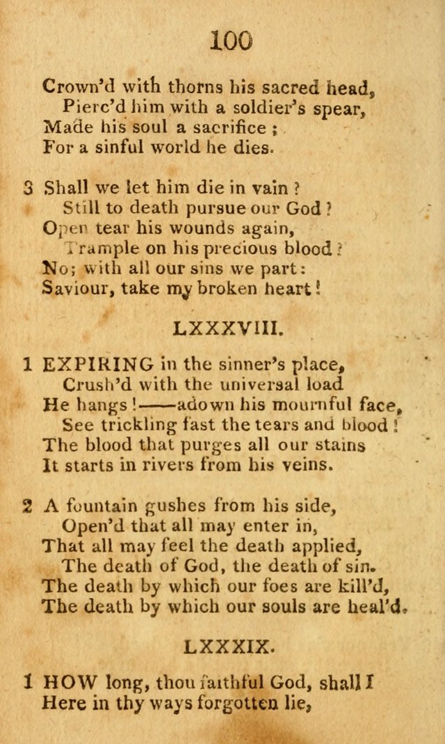 A Choice Selection of Hymns and Spiritual Songs: designed for the use of  the pious page 102