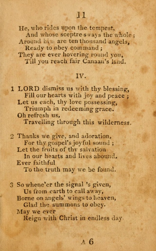 A Choice Selection of Hymns and Spiritual Songs: designed for the use of  the pious page 11