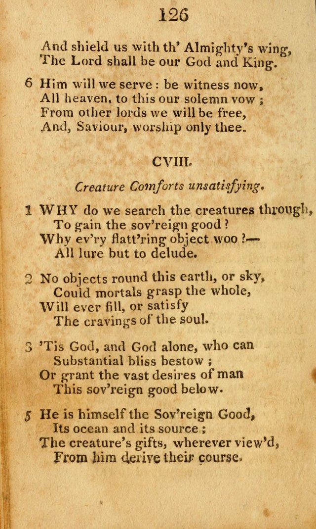 A Choice Selection of Hymns and Spiritual Songs: designed for the use of  the pious page 128