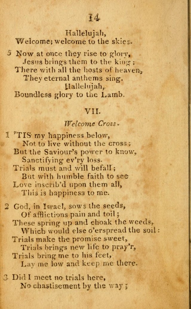 A Choice Selection of Hymns and Spiritual Songs: designed for the use of  the pious page 14