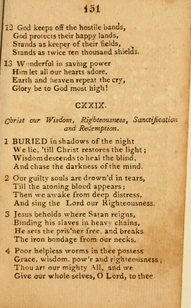 A Choice Selection of Hymns and Spiritual Songs: designed for the use of  the pious page 153