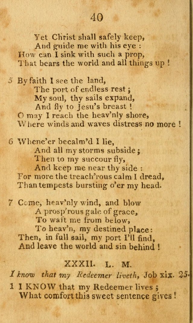 A Choice Selection of Hymns and Spiritual Songs: designed for the use of  the pious page 42