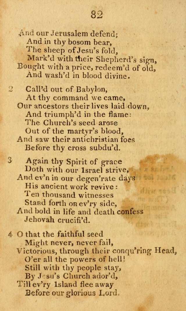 A Choice Selection of Hymns and Spiritual Songs: designed for the use of  the pious page 84