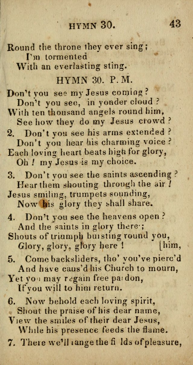 A Choice Selection of Hymns and Spiritual Songs, Designed to Aid in the Devotions of Prayer, Conference, and Camp-Meetings page 50