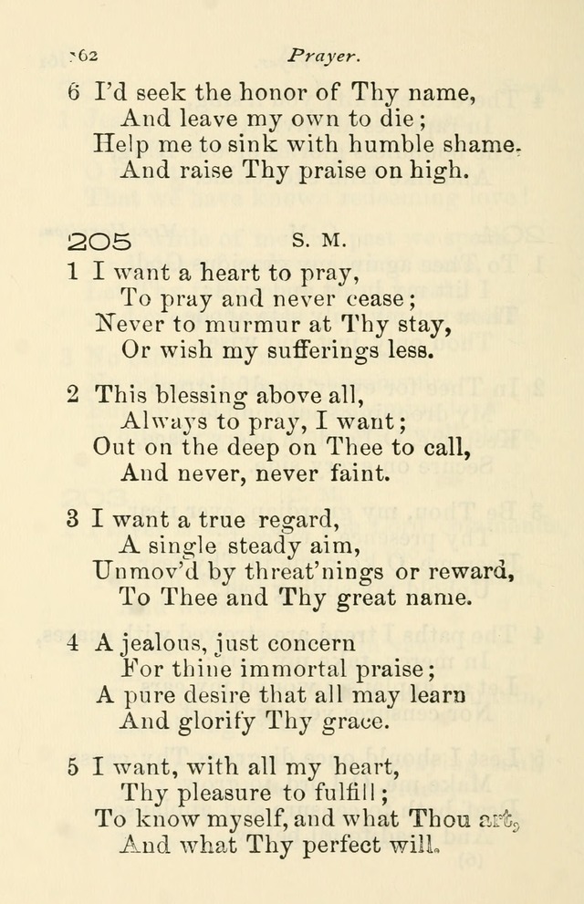 A Choice Selection of Hymns and Spiritual Songs for the use of the Baptist Church and all lovers of song page 165