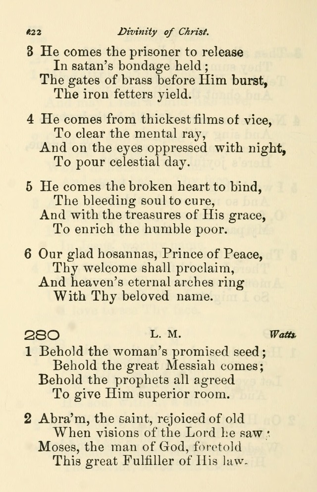 A Choice Selection of Hymns and Spiritual Songs for the use of the Baptist Church and all lovers of song page 225