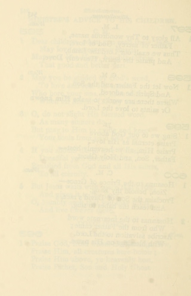A Choice Selection of Hymns and Spiritual Songs for the use of the Baptist Church and all lovers of song page 547