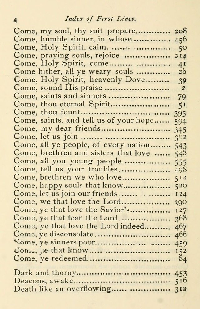 A Choice Selection of Hymns and Spiritual Songs for the use of the Baptist Church and all lovers of song page 551