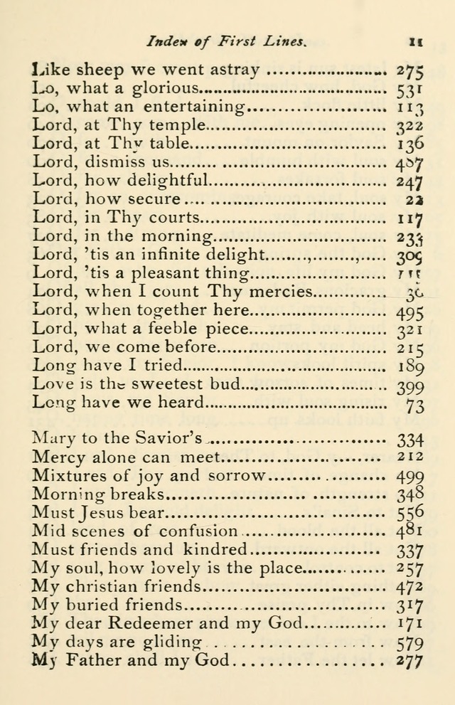 A Choice Selection of Hymns and Spiritual Songs for the use of the Baptist Church and all lovers of song page 558