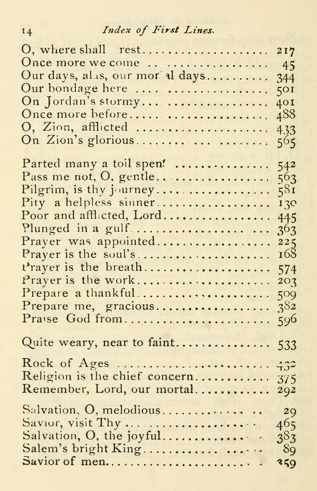 A Choice Selection of Hymns and Spiritual Songs for the use of the Baptist Church and all lovers of song page 561