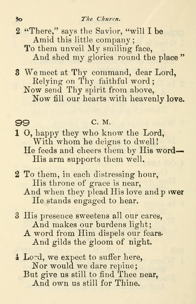 A Choice Selection of Hymns and Spiritual Songs for the use of the Baptist Church and all lovers of song page 83